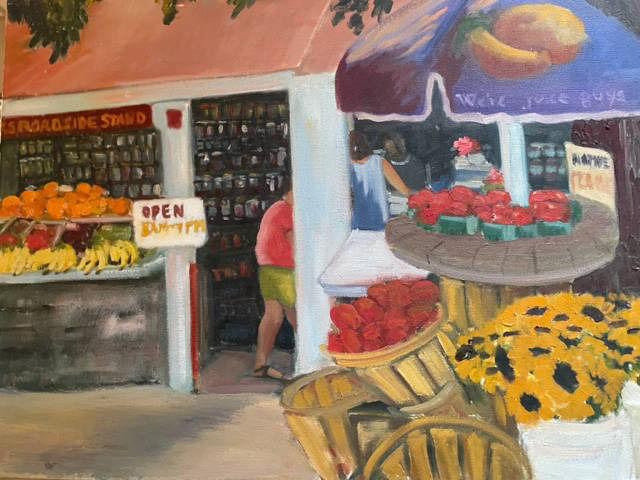 Little Compton - Walkers roadside stand Little Compton18x24